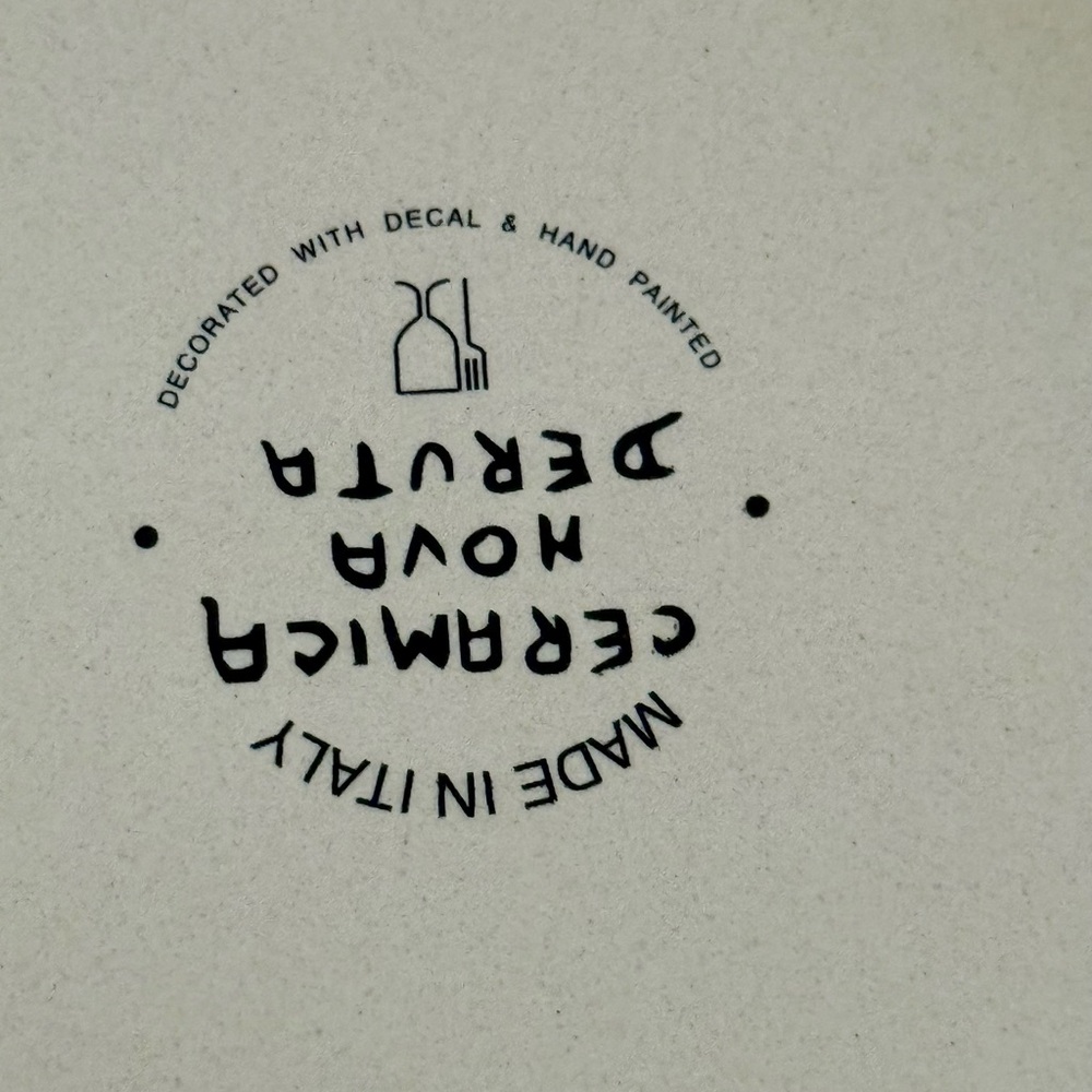 Ceramic Painted Plate - Picture 5 of 5
